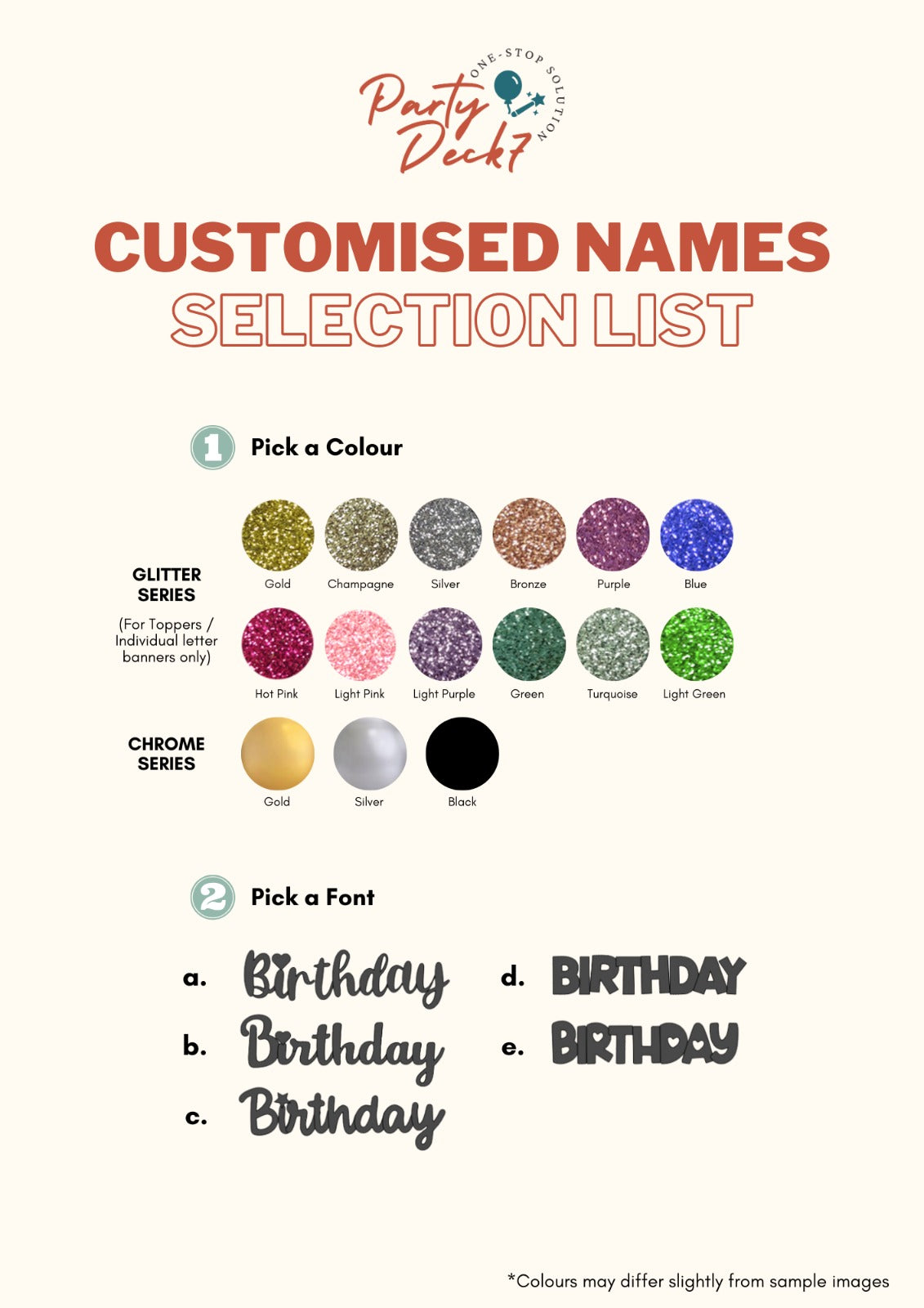 Customised Name Design
