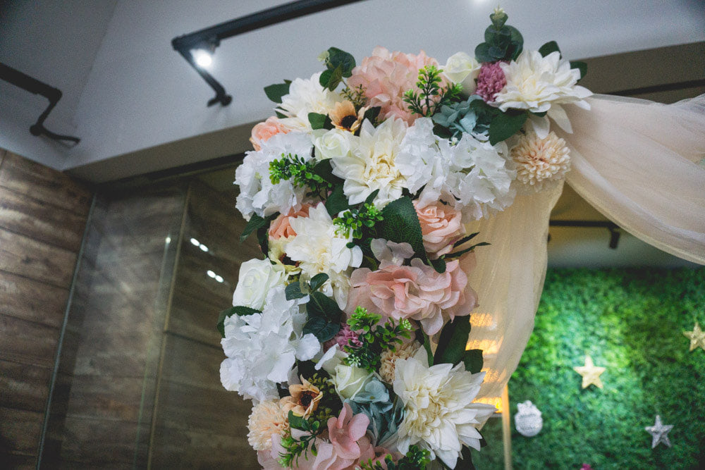 Floral Arch Entrance