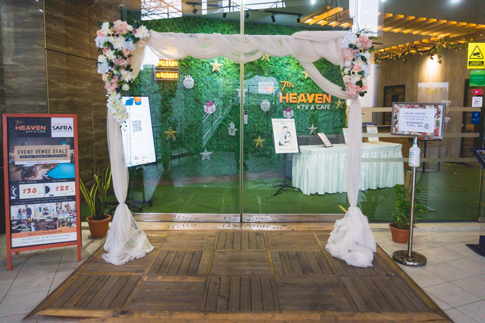 Floral Arch Entrance