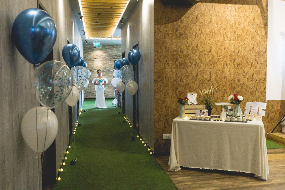 Helium Balloon Aisle Decoration