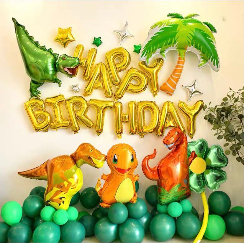 Jurassic Dinosaur Balloon Backdrop