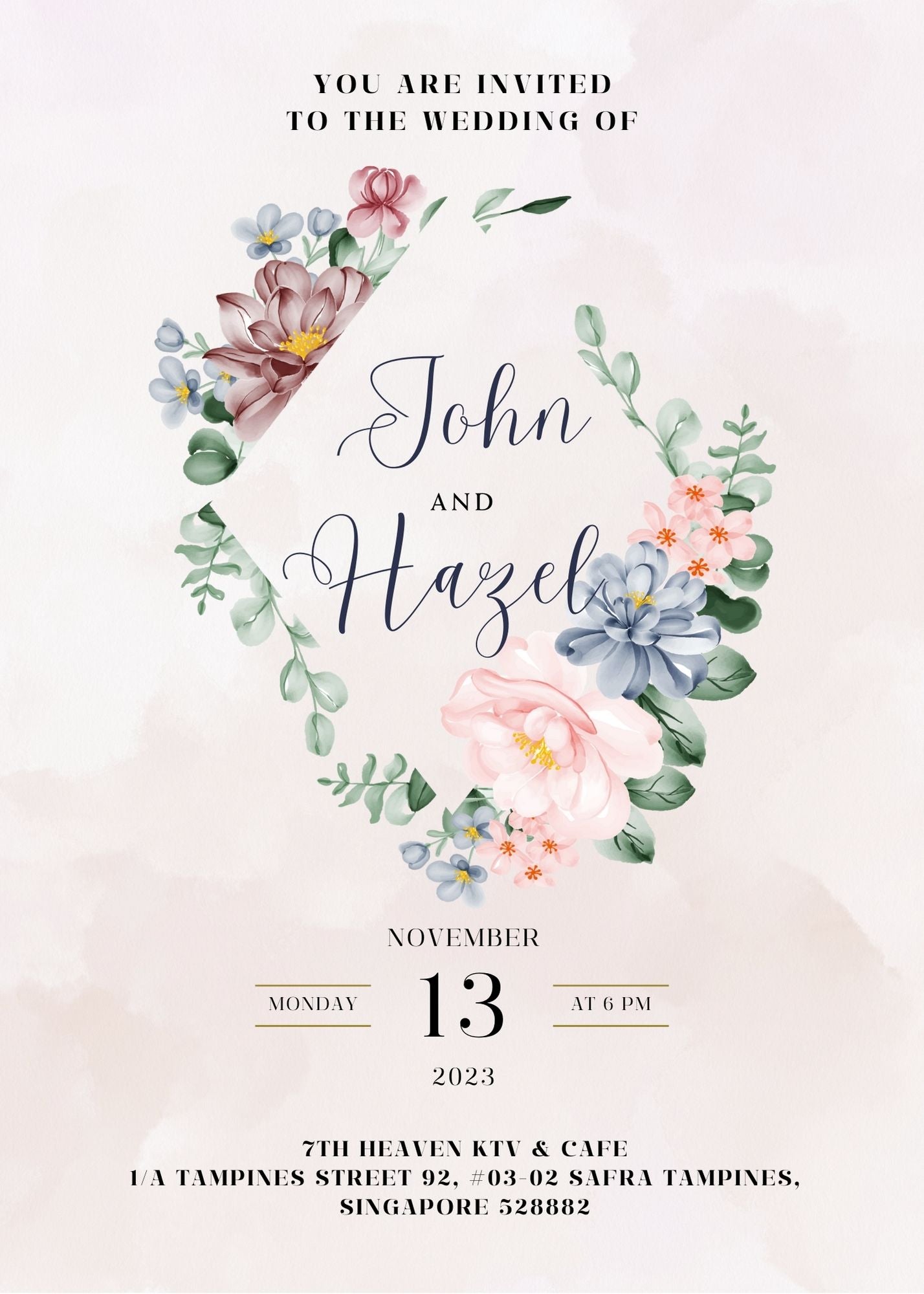 E-Invitation card