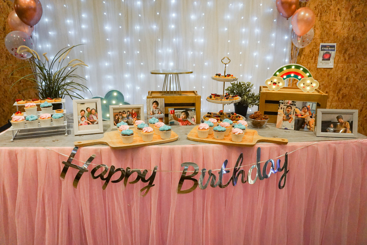 Colour Themed Dessert Table