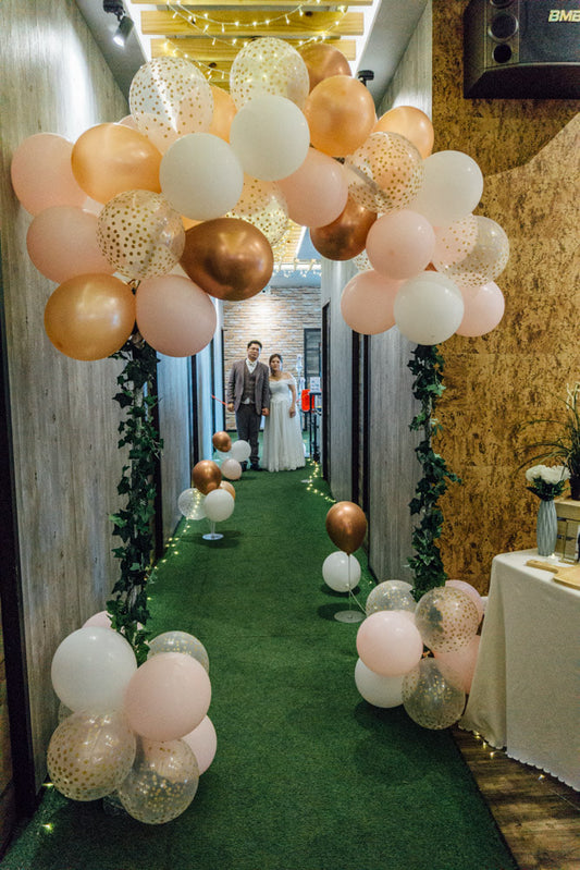 Balloon Garland Arch Aisle Decoration