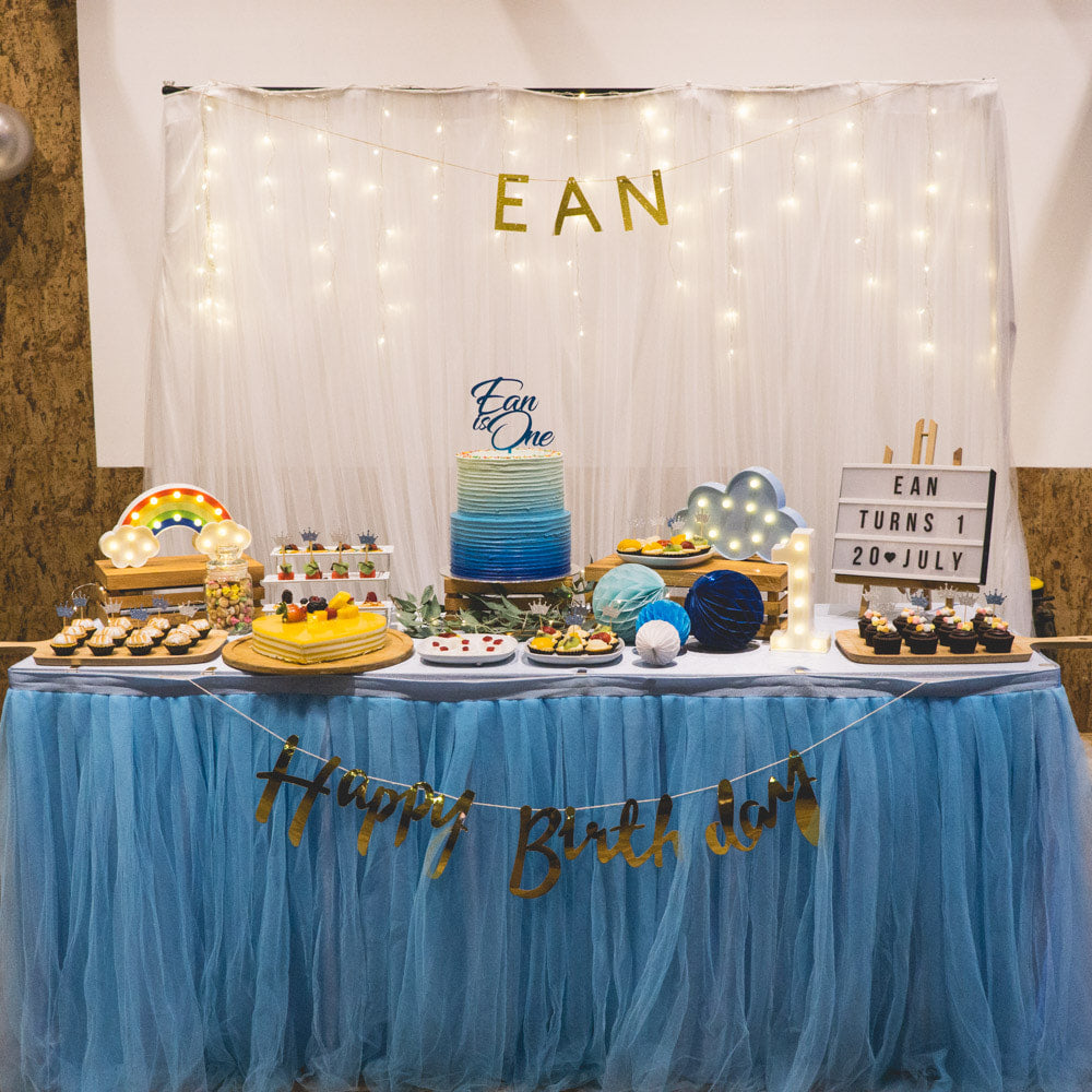 Individual Letter Banner Design