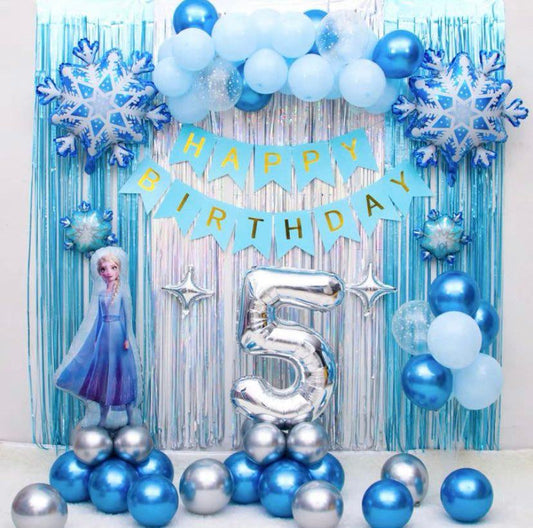 Frozen Balloon Backdrop