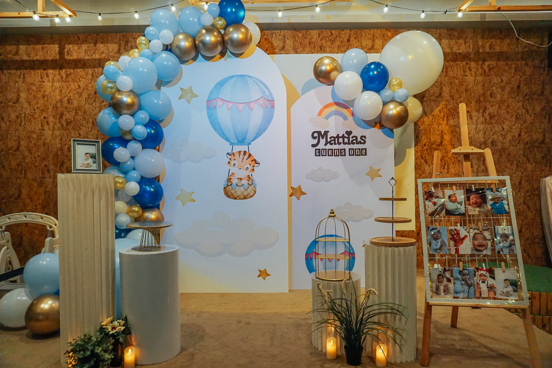 Hot-Air Balloon Tiger Theme Foam Board