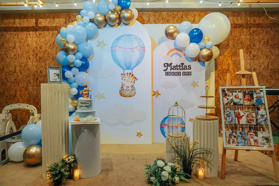 Hot-Air Balloon Tiger Theme Foam Board